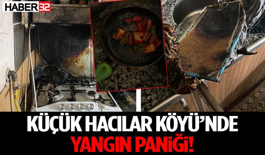 Küçük Hacılar Köyü’nde Yangın Paniği!
