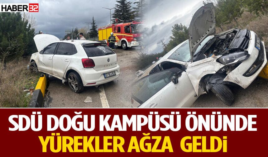 Sdü Doğu Kampüsü Önünde Yürekler Ağza Geldi