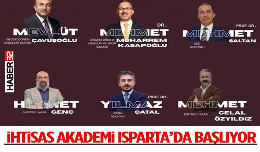 İhtisas Akademi Isparta’da Başlıyor