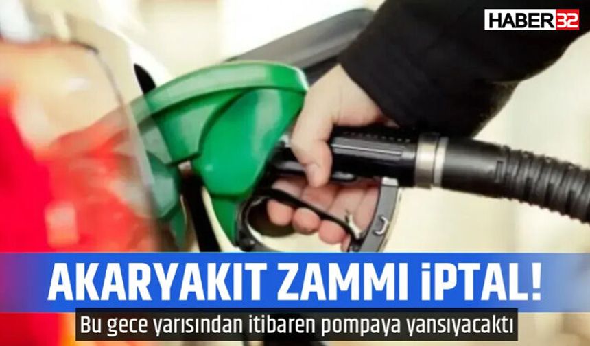 Motorin Ve Benzin Zammında Son Dakika Gelişmesi