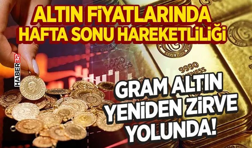 Altın Fiyatlarında Hafta Sonu Hareketliliği
