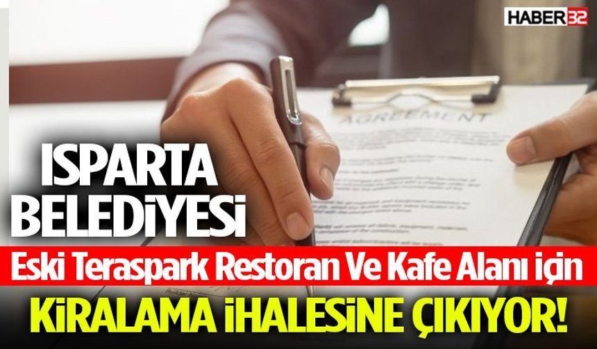 Eski Teraspark Restoran Ve Kafe Alanı İçin Kiralama İhalesine Çıkılacak