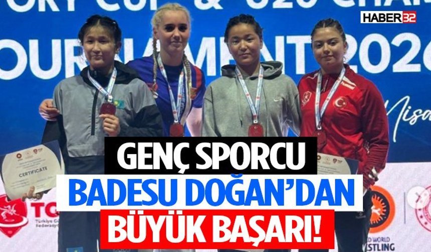 Genç Sporcu Badesu Doğan’dan Büyük Başarı! Avrupa Şampiyonası Bileti