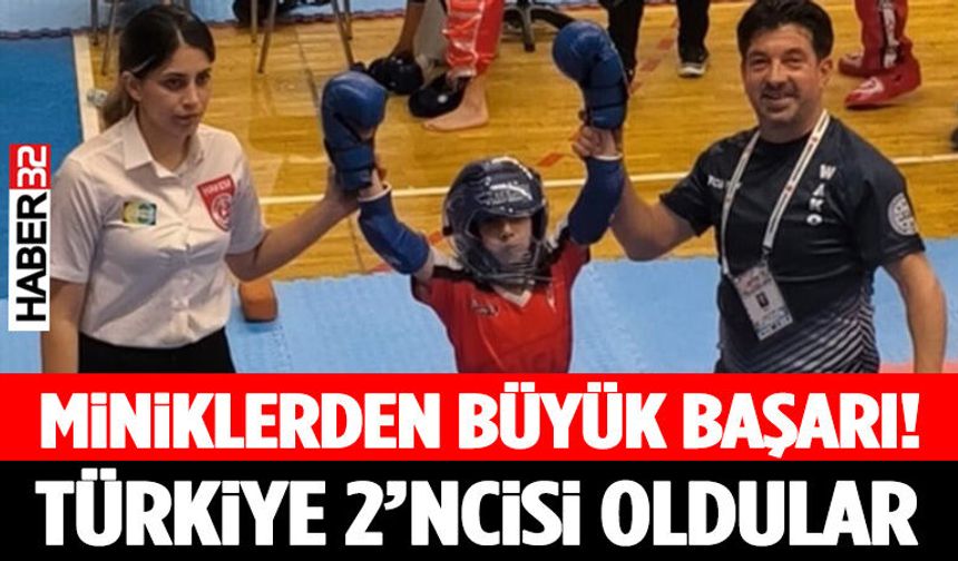 Miniklerden Büyük Başarı: Türkiye 2’ncisi Oldular