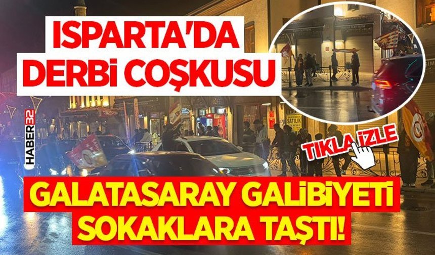 Galatasaray Galibiyeti Sokaklara Taştı!