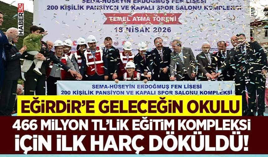 466 Milyon TL’lik Eğitim Kompleksi İçin İlk Harç Döküldü!