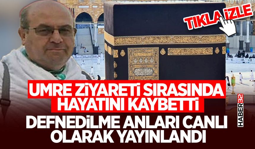 Defnedilme anları canlı olarak yayınlandı