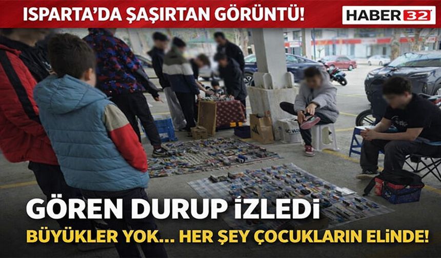 Isparta’da “Çocuk Pazarı” Renkli ve Eğitici Görüntülere Sahne Oldu
