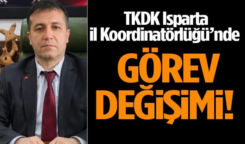 TKDK Isparta İl Koordinatörlüğü’nde Görev Değişimi