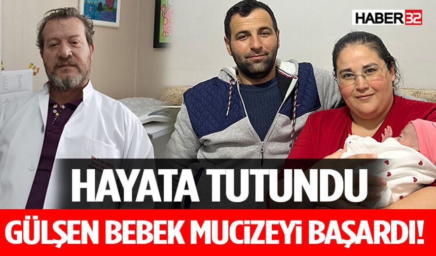 550 Gram Doğan Gülşen Bebek Hayata Tutundu