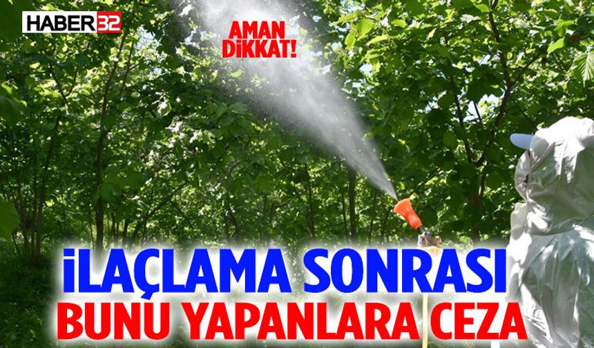 Gelendost’ta Tarla ve Bahçe İlaçlamasında Dikkat Uyarısı