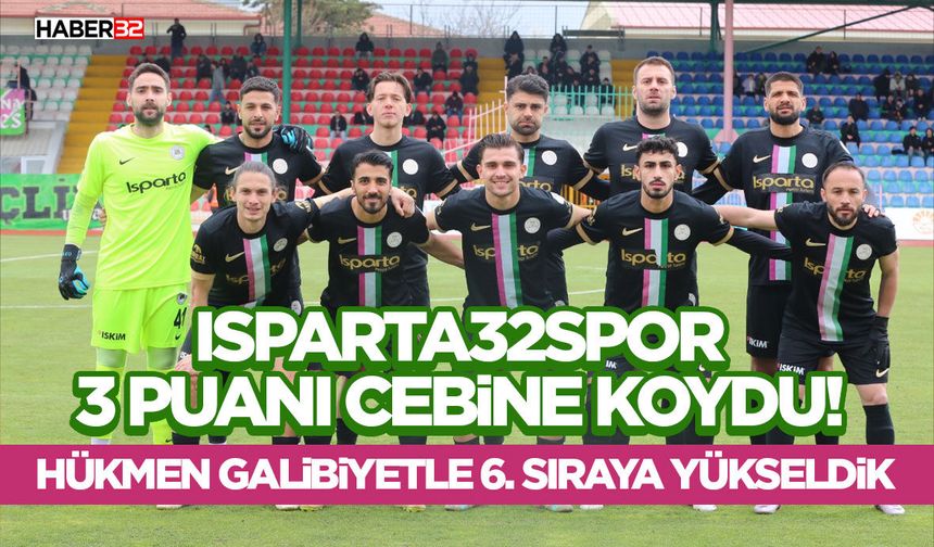 Isparta32spor 3 Puanı Cebine Koydu!