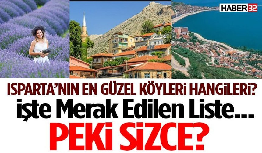 Isparta’nın En Güzel Köyleri Hangileri?