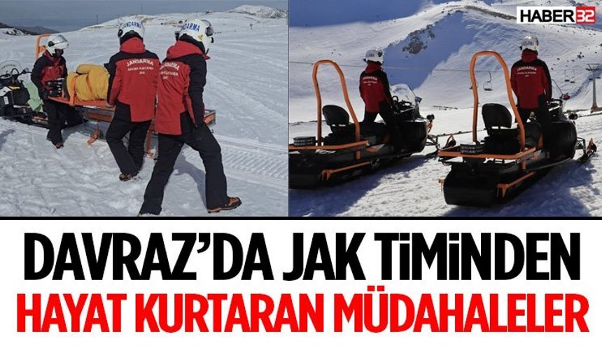 Davraz’da Jak Timinden Hayat Kurtaran Müdahaleler