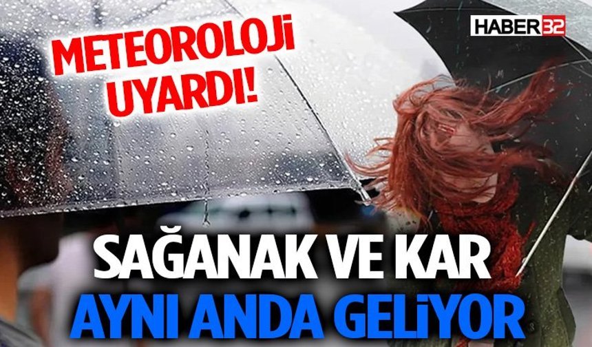Meteoroloji Uyardı: Kuvvetli Sağanak ve Kar Yağışı Geliyor