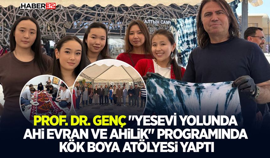 "Yesevi Yolunda Ahi Evran ve Ahilik" programında Kök Boya Atölyesi yaptı