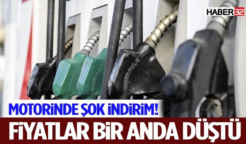 Akaryakıta Dev İndirim! Motorin Fiyatları 4 Lira Düştü