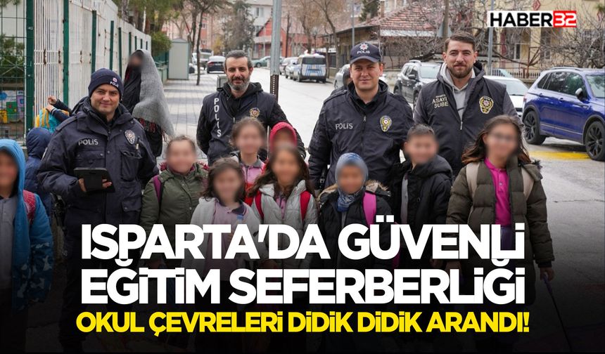 Okul Çevreleri Didik Didik Arandı!