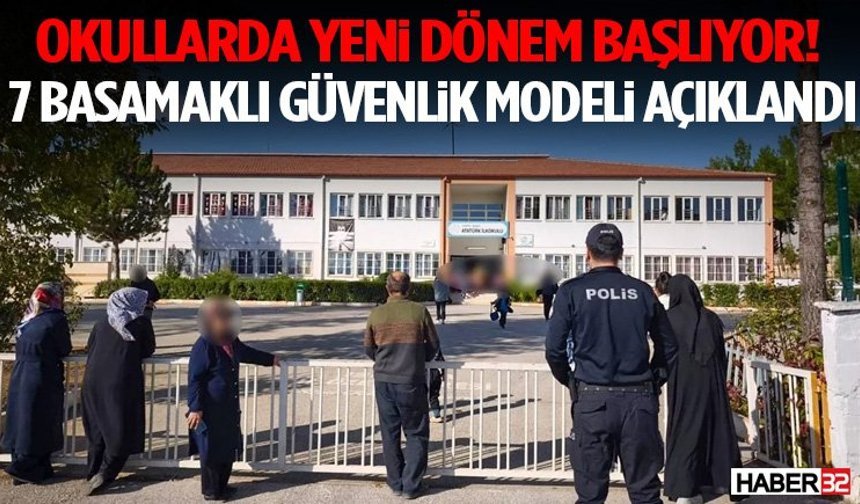 Okullarda Yeni Dönem 7 Basamaklı Yeni Güvenlik Modeli !