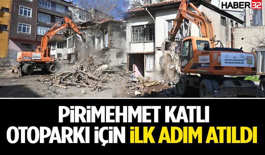 Pirimehmet Katlı Otoparkı İçin İlk Adım Atıldı