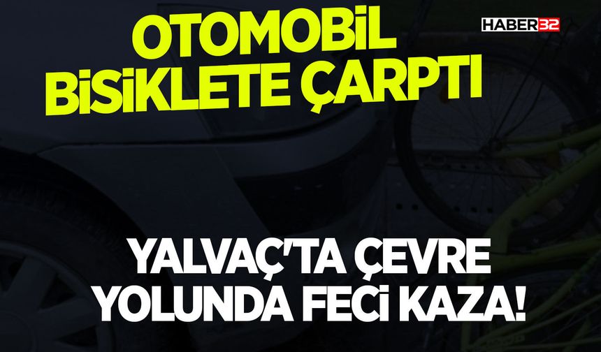 Otomobilin Çarptığı Bisikletli Yaşam Savaşı Veriyor