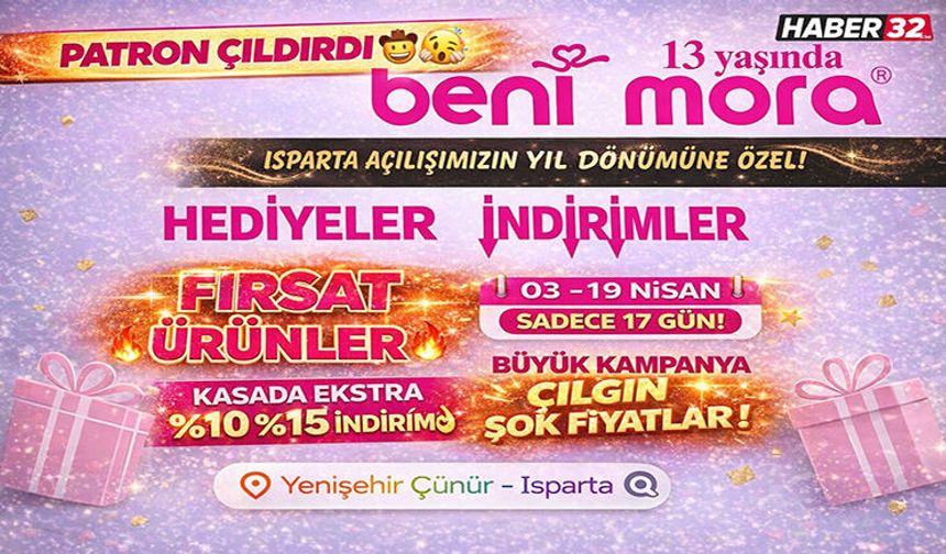 Beni Mora’da Yıldönümüne Özel Kaçırılmaz Fırsatlar