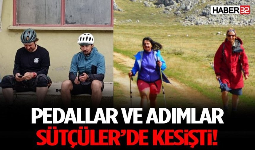 Pedallar Ve Adımlar Sütçüler’de Kesişti!