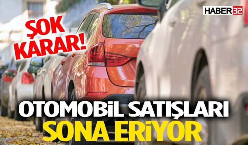 O Ülkede Otomobil Satışları Bitiyor
