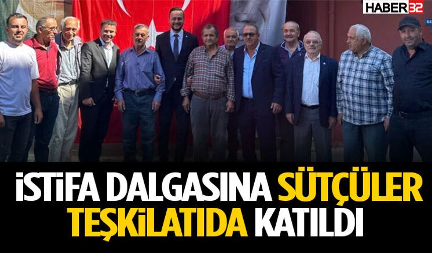 İstifa Dalgasına Sütçüler Teşkilatıda Katıldı