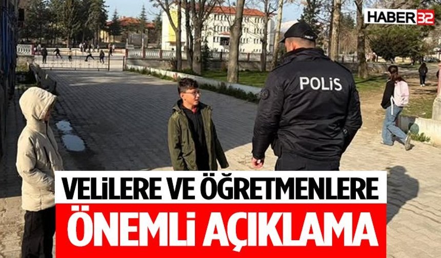 Velilere ve Öğretmenlere Önemli Açıklama Geldi