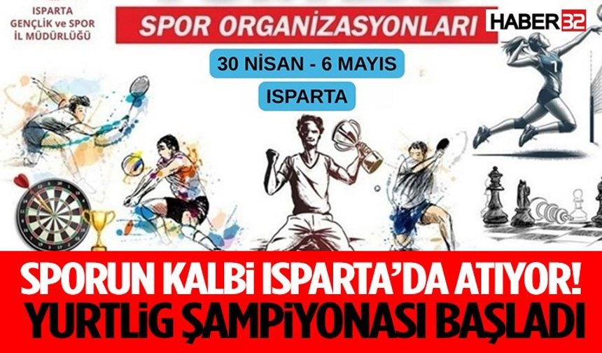 YURTLİG Akdeniz Bölge Şampiyonası Isparta’da Başladı