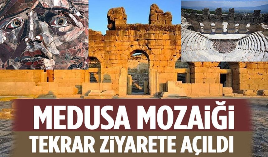 Medusa Mozaiği tekrar ziyarete açıldı