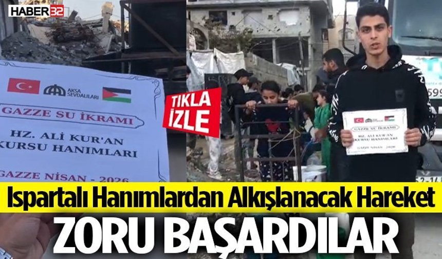 Ispartalı Hanımlardan Alkışlanacak Hareket Zoru Başardılar