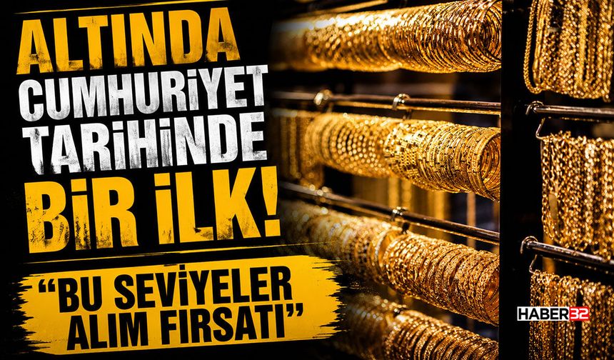 Altında Cumhuriyet Tarihinde Bir İlk!