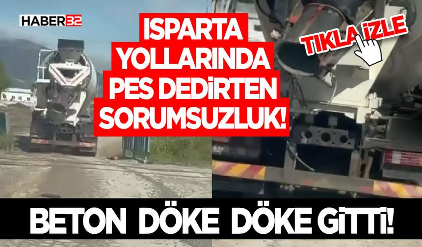 Isparta Yollarında Pes Dedirten Sorumsuzluk!