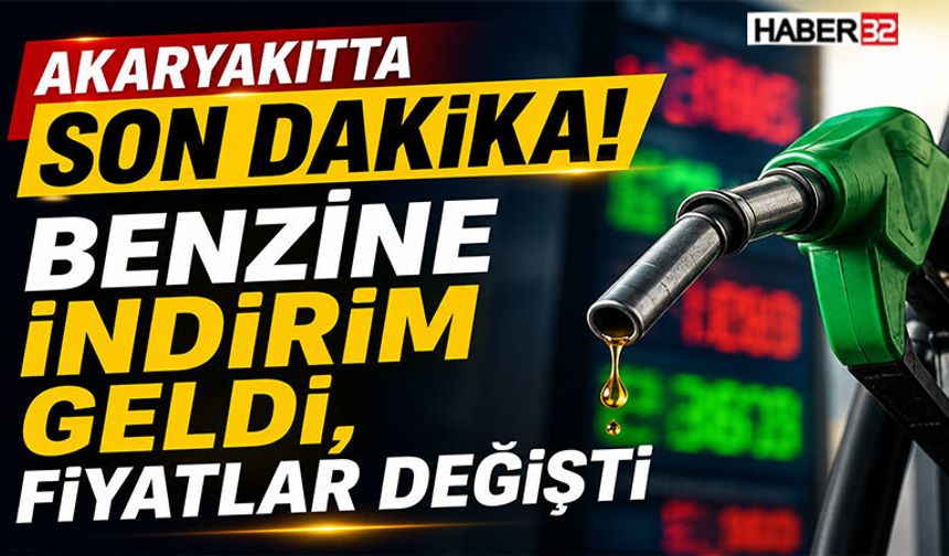 Akaryakıtta Son Dakika! Benzine İndirim Geldi, Fiyatlar Değişti