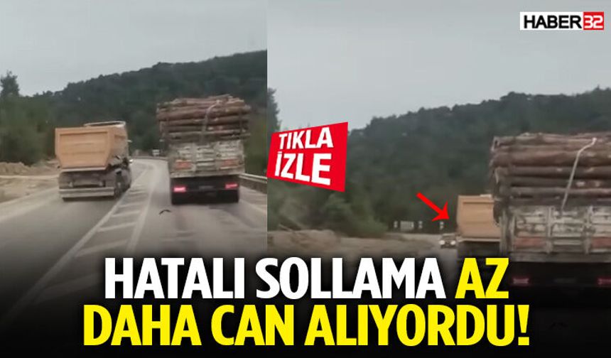 Hatalı Sollama Az Daha Can Alıyordu!