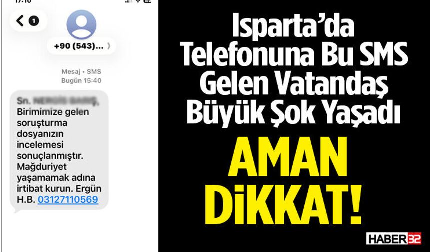 Soruşturma Dosyanız Sonuçlandı” Mesajına Dikkat!