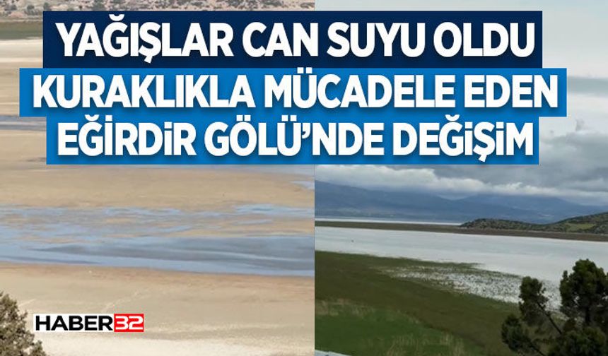 Kuraklıkla Mücadele Eden Eğirdir Gölü’nde Değişim