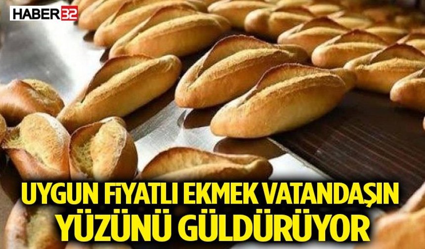 Uygun Fiyatlı Ekmek Vatandaşın Yüzünü Güldürüyor