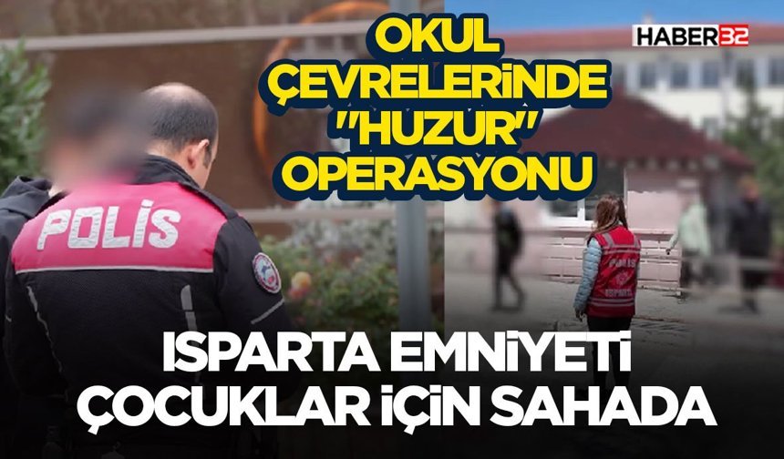 Isparta Emniyeti Çocuklar İçin Sahada