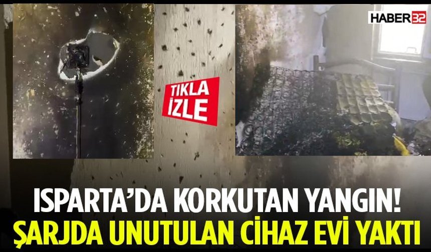 Şarjda Unutulan Cihaz Evi Yaktı