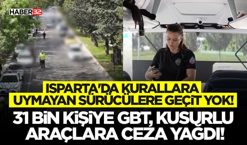 31 Bin Kişiye Gbt, Kusurlu Araçlara Ceza Yağdı!