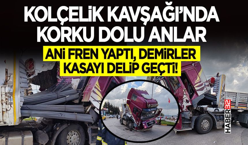 Ani Fren Yaptı, Demirler Kasayı Delip Geçti!