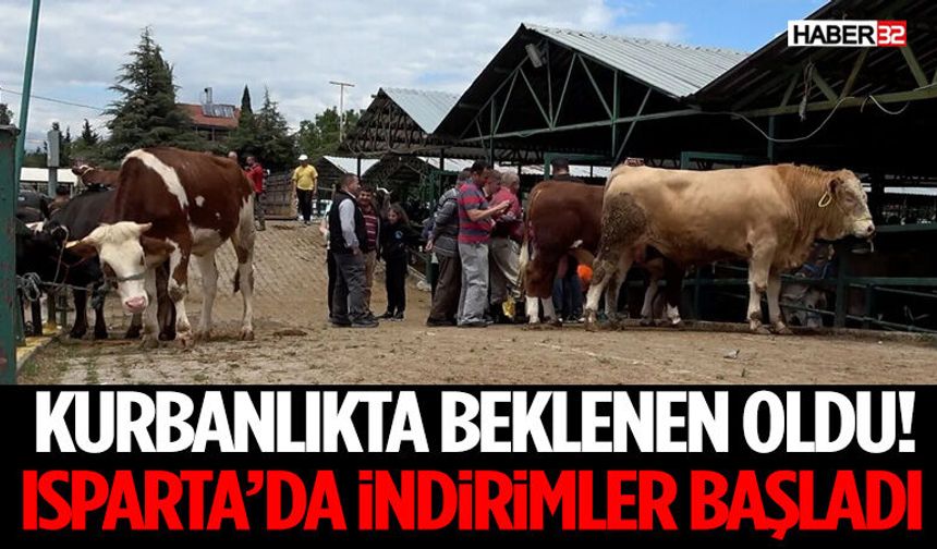 Kurbanlıkta Beklenen Oldu! Isparta’da İndirimler Başladı