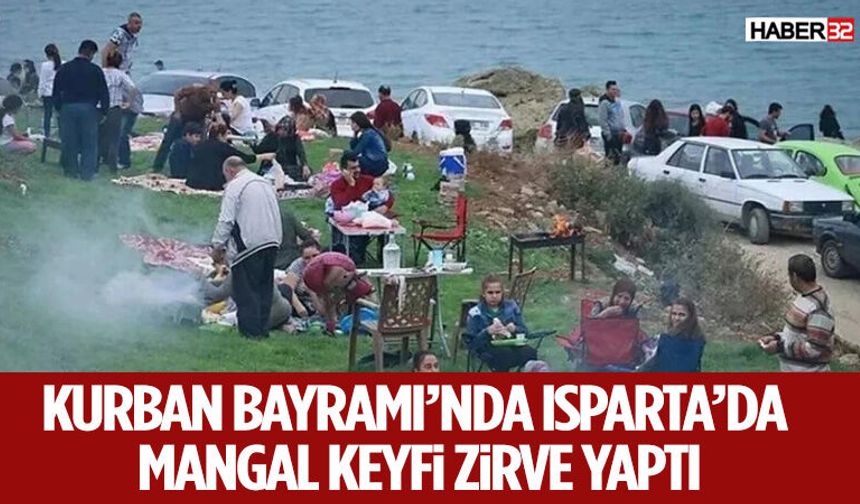 Kurban Bayramı’nda Isparta’da Mangal Keyfi Zirve Yaptı