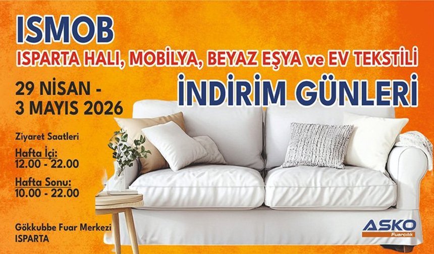Isparta’da Mobilya Fuarı Hareketliliği! Her Bütçeye Uygun Seçenekler Var