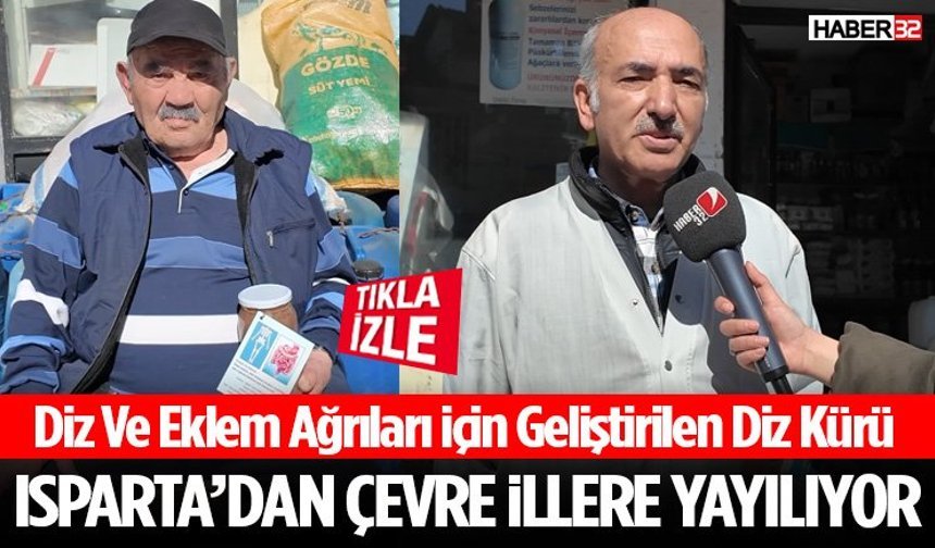 Diz Ve Eklem Ağrıları İçin Geliştirilen Diz Kürü Isparta’dan Çevre İllere Yayılıyor