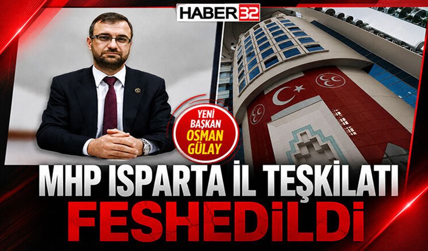 Mhp Isparta İl Teşkilatı Feshedildi