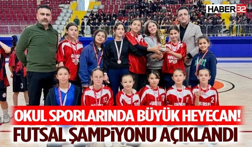 Okul Sporlarında Büyük Heyecan! Futsal Şampiyonu Açıklandı
